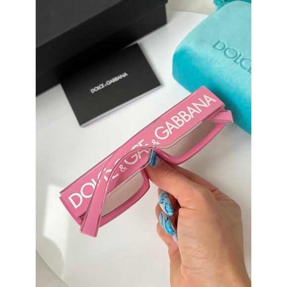 NEW Dolce Gabbana DG6187 Slim Pink Sunglasses - Picture 3 of 10